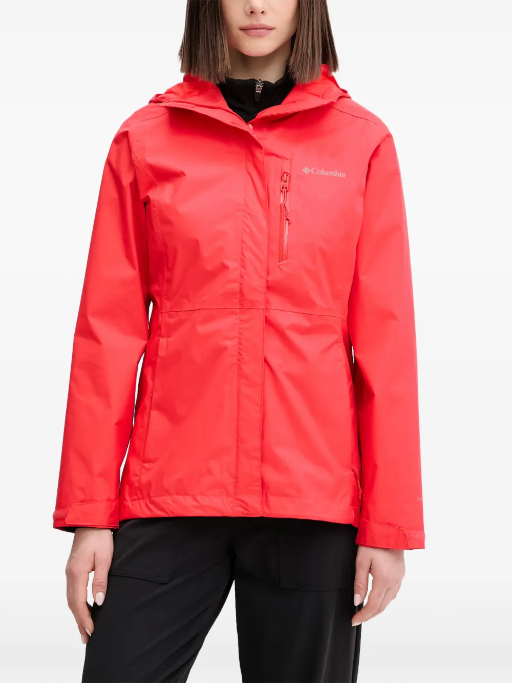 Columbia Kapuzenjacke mit Reißverschluss - Rot