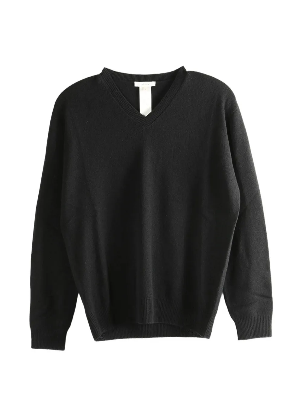 The Row Numi V-neck long-sleeve top - Nero