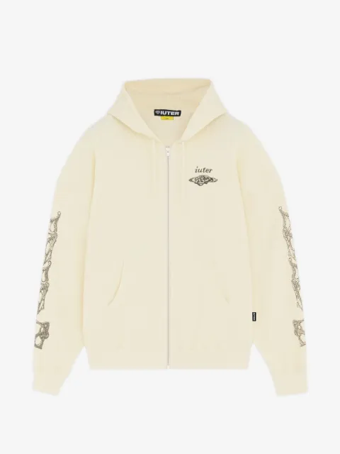IUTER waffle zip hoodie