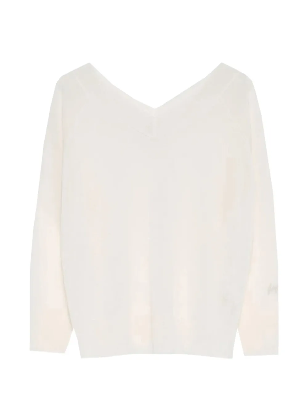 Marella MLMTUBO V-neck knitwear - Bianco