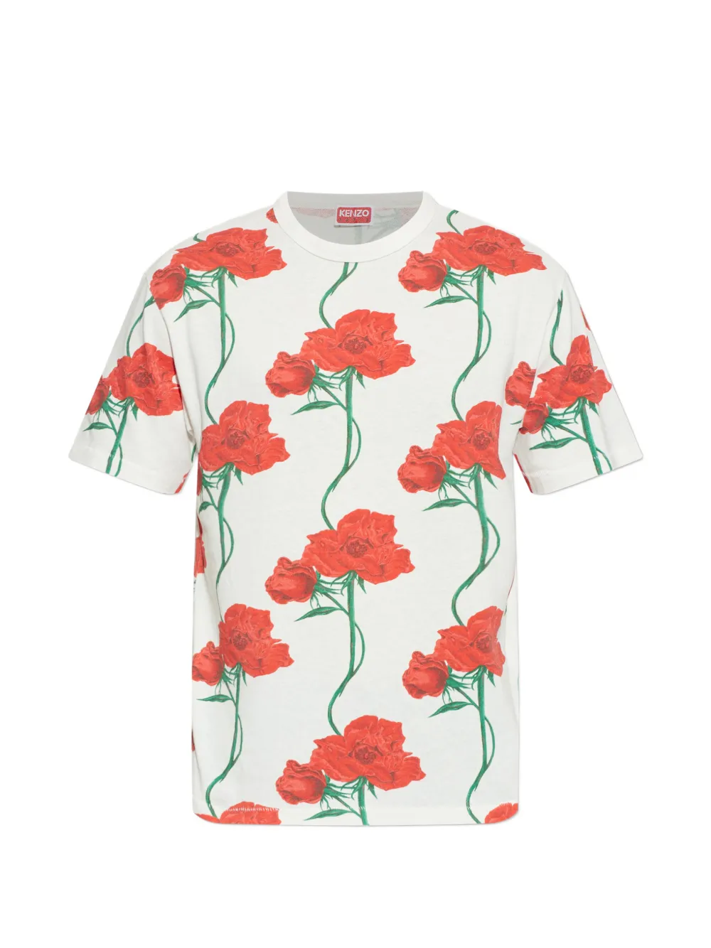 Kenzo floral print t-shirt - Weiß