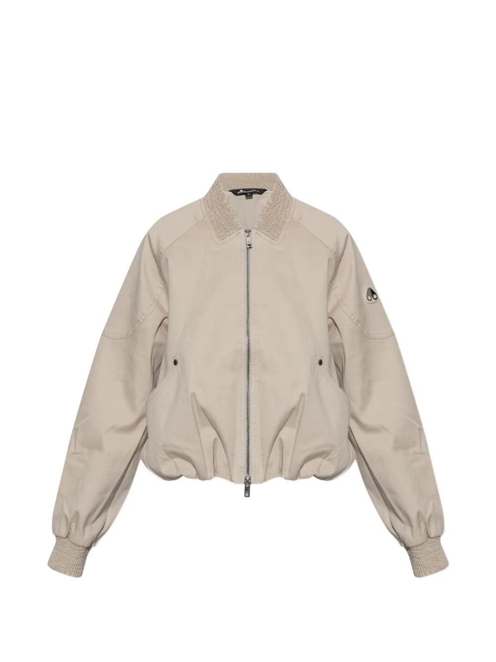 Moose Knuckles zip-up bomber jacket - Toni neutri