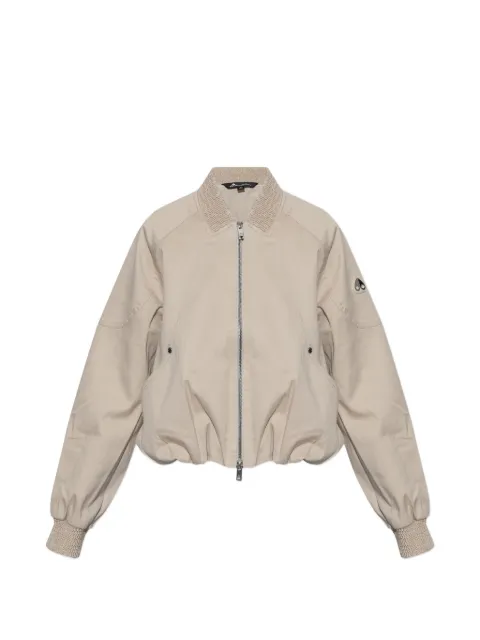 Moose Knuckles chamarra bomber con cierre