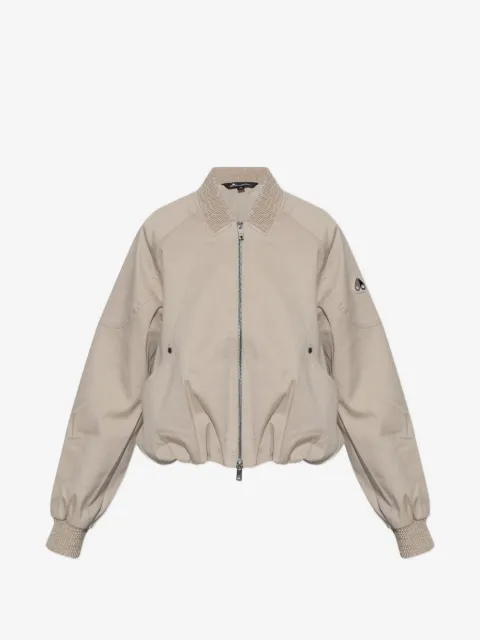 Moose Knuckles zip-up bomber jacket