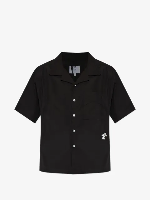 RHUDE kortärmad skjorta med brodyr