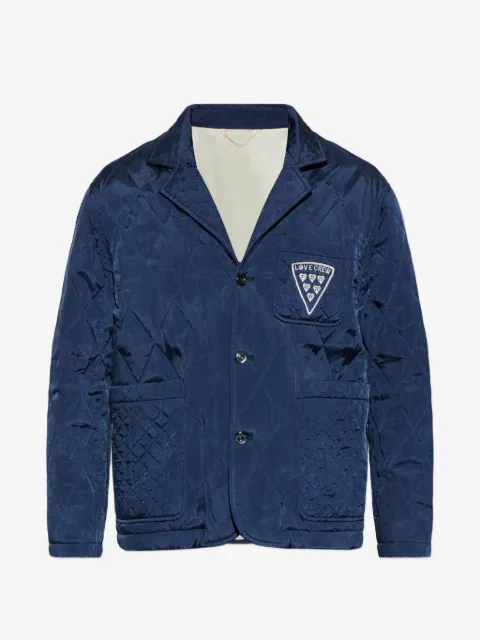 Kenzo Badges quilted workwear jacket