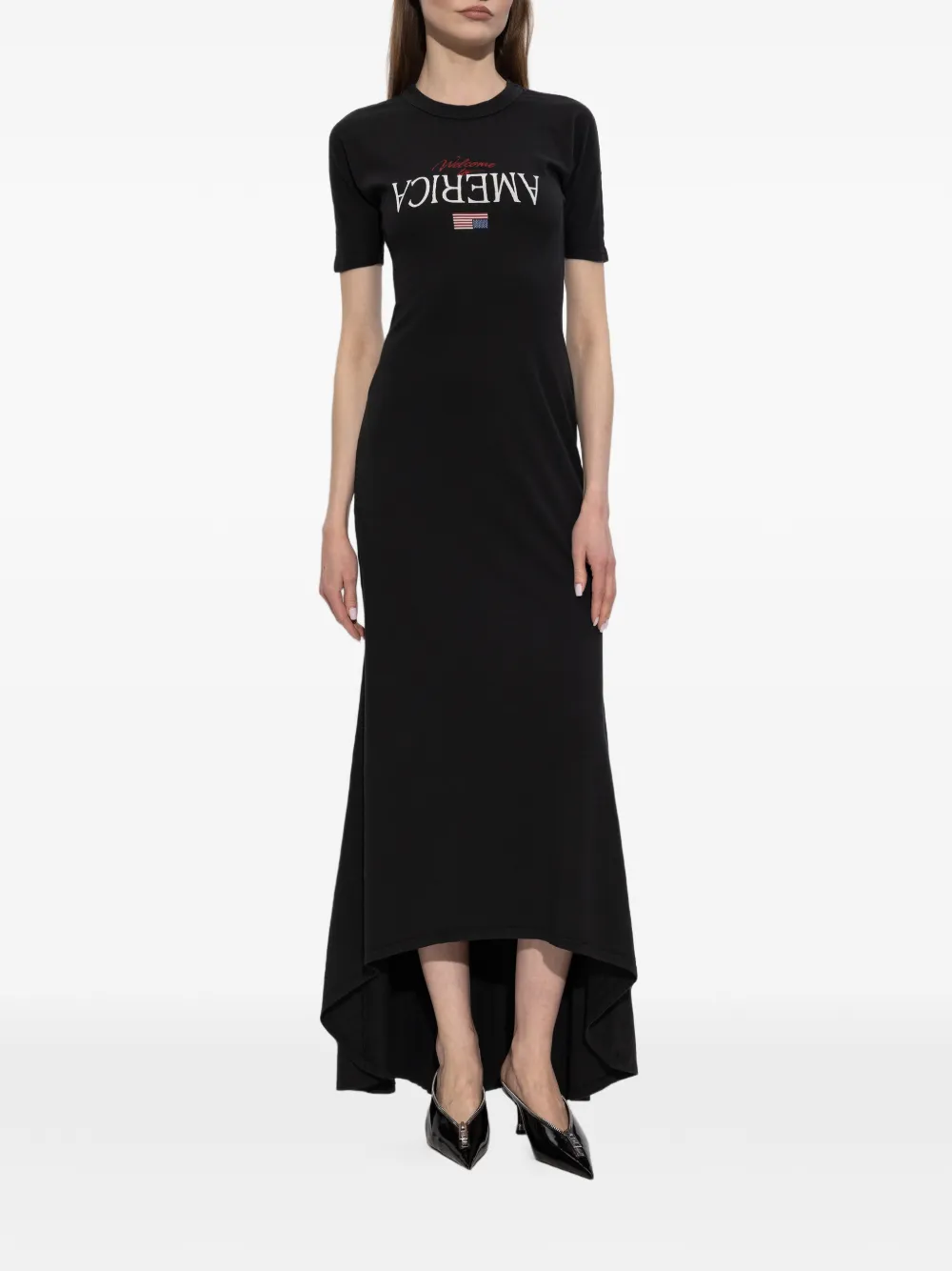  Willy Chavarria Welcome To America Dress - Black 