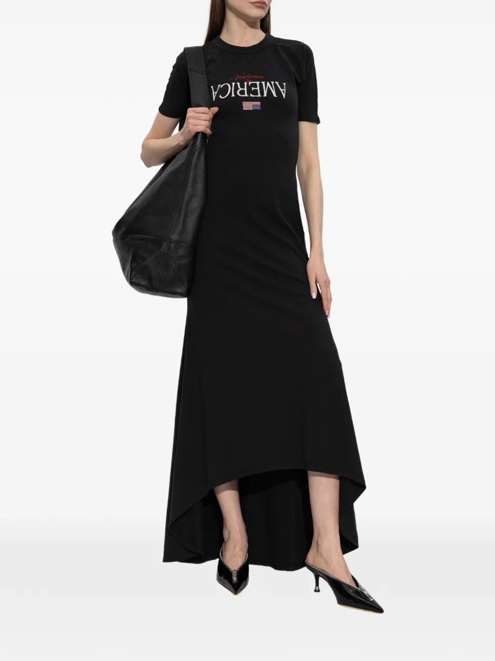  Willy Chavarria Welcome To America Dress - Black 