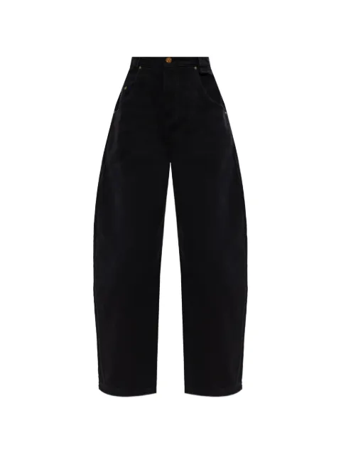 Willy Chavarria label denim trousers