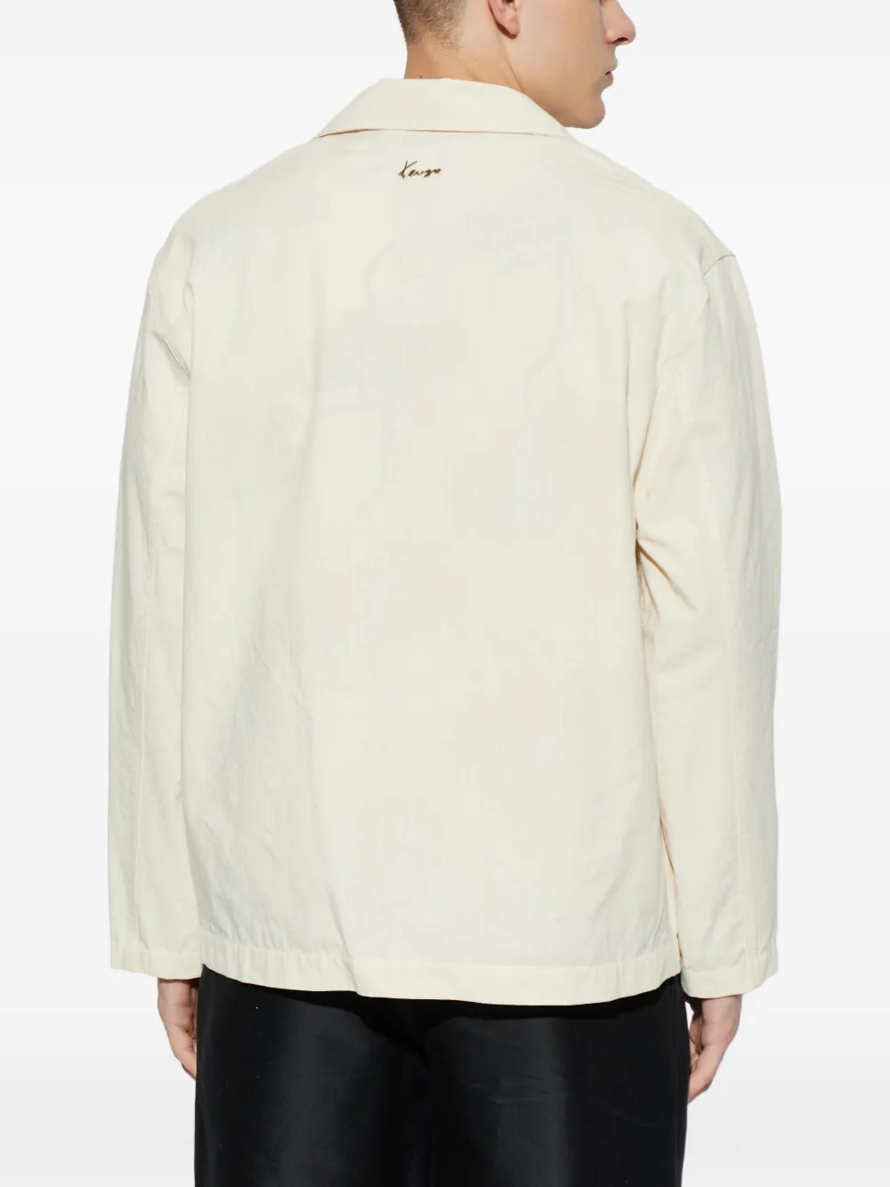 Kenzo Jack met opgestikte zak Beige