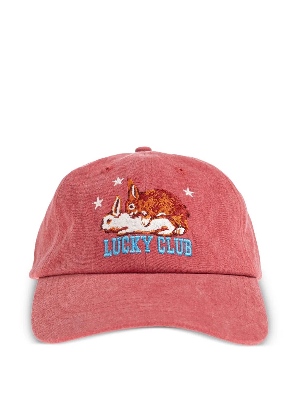 CARNE BOLLENTE Race to the Finish embroidered baseball cap - Rosso