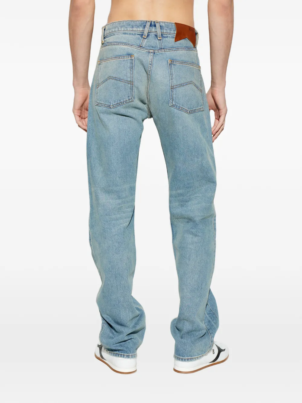 RHUDE Straight jeans Blauw