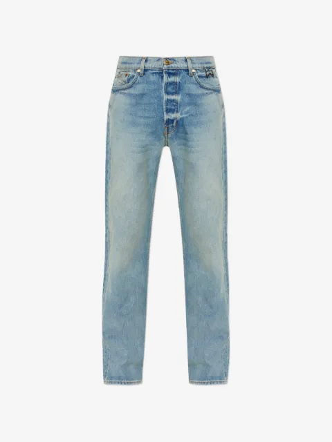 RHUDE jean droit bleu
