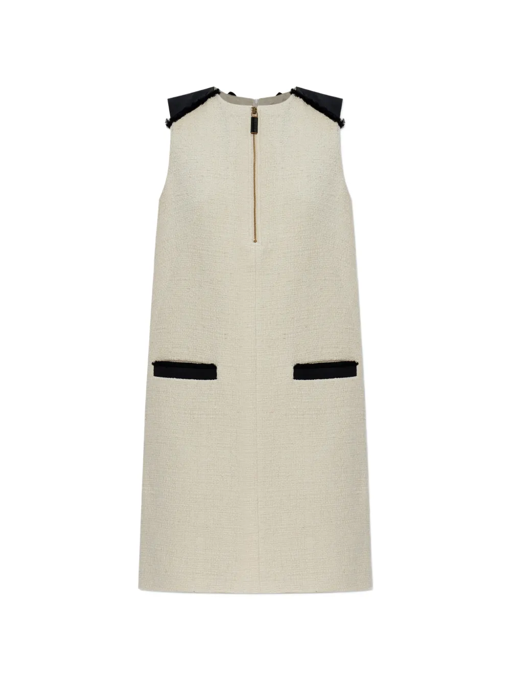 Max Mara Abito corto Mito con mezza zip - Toni neutri