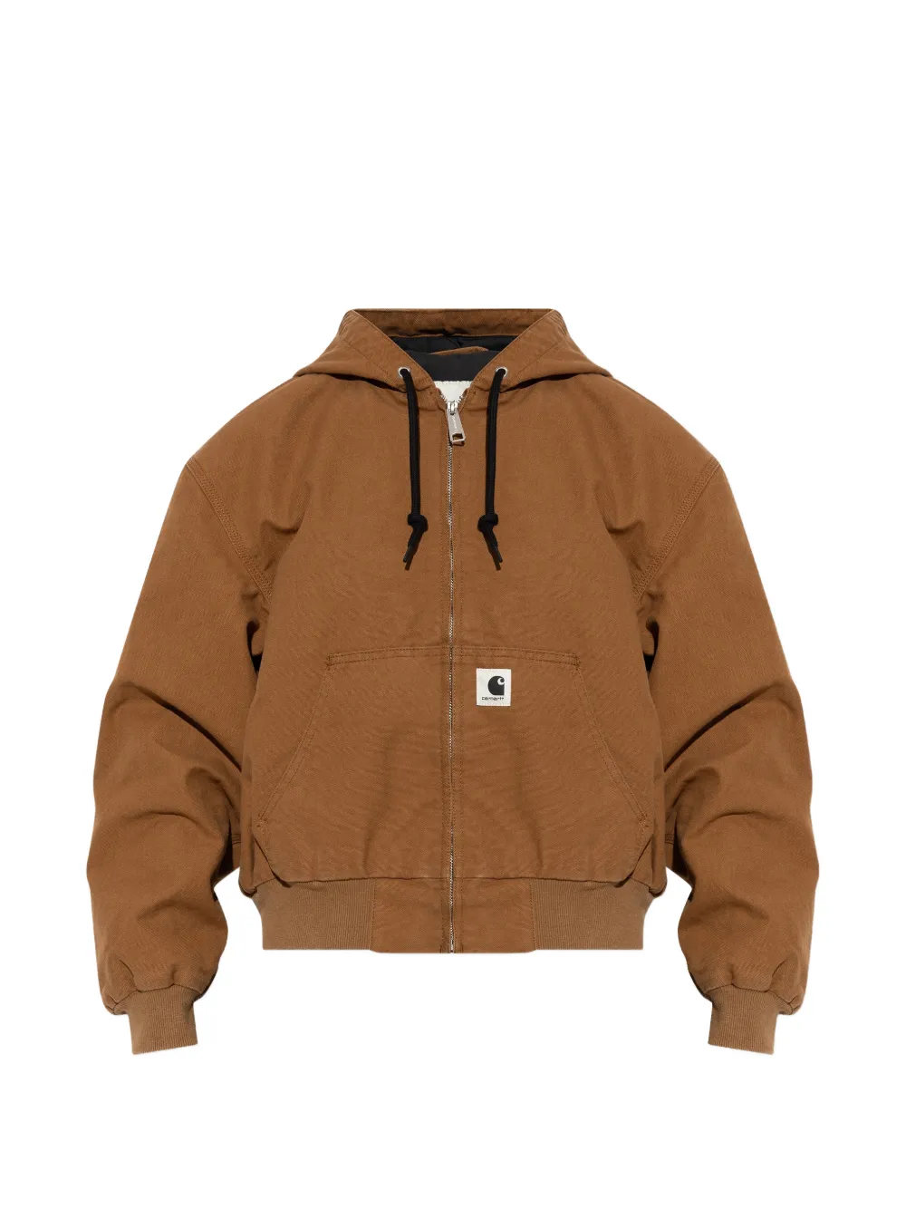 Carhartt WIP hooded zip jacket - Marrone