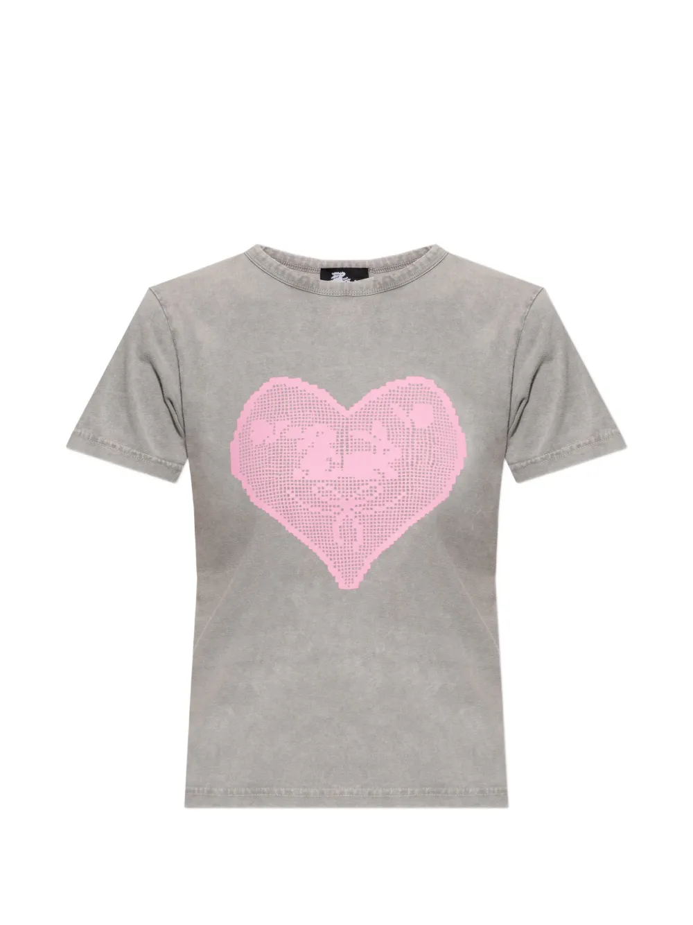 CARNE BOLLENTE heart-print T-shirt - Grigio