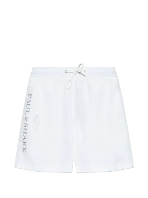 Paul & Shark logo-print swim shorts
