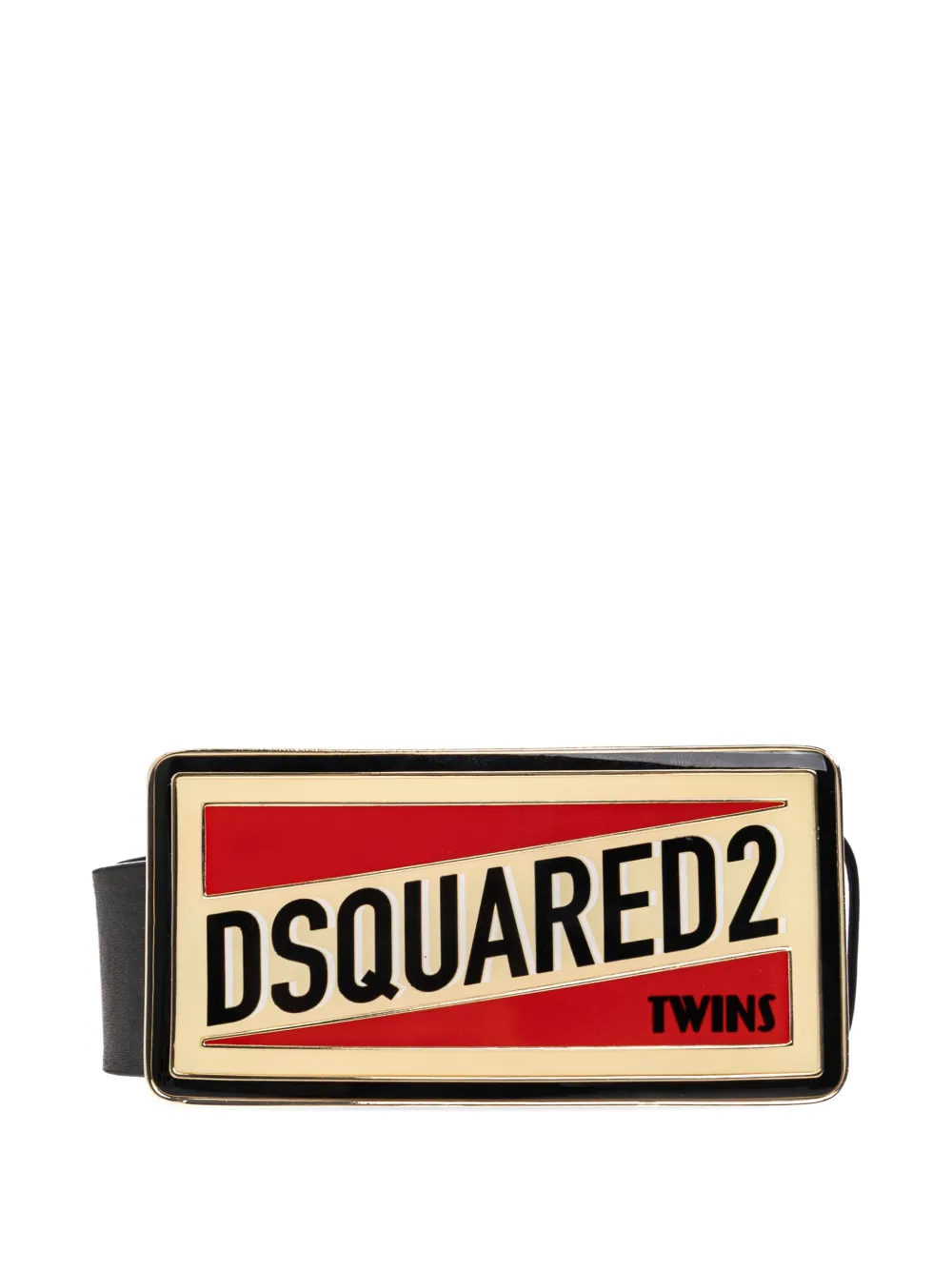 DSQUARED2 logo-buckle belt - Nero
