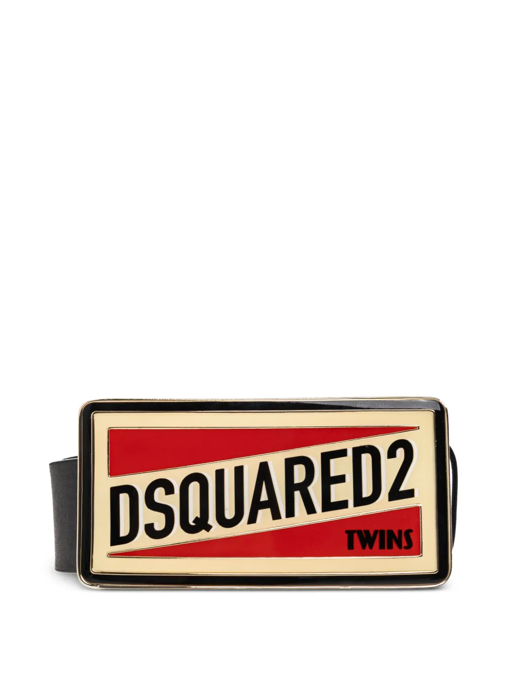DSQUARED2 logo-buckle belt - Nero