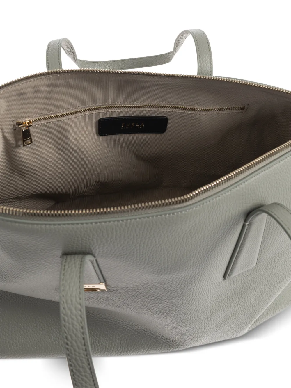 Furla Olivia grote bewerkte shopper Grijs