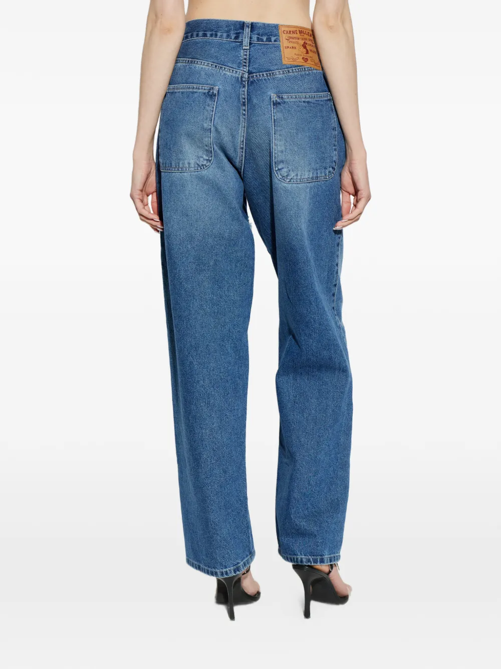 CARNE BOLLENTE Love jeans Blauw