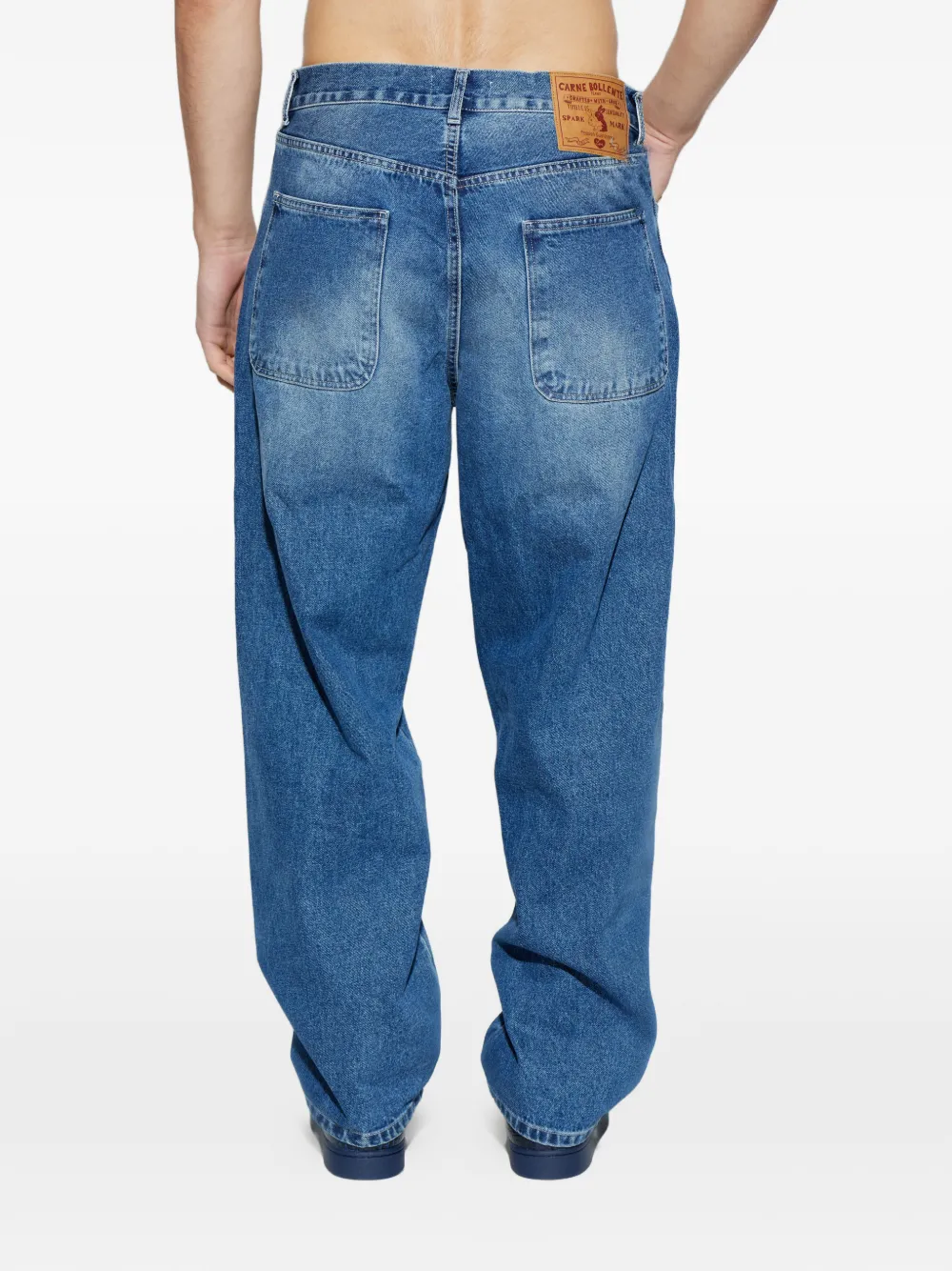 CARNE BOLLENTE Love jeans Blauw