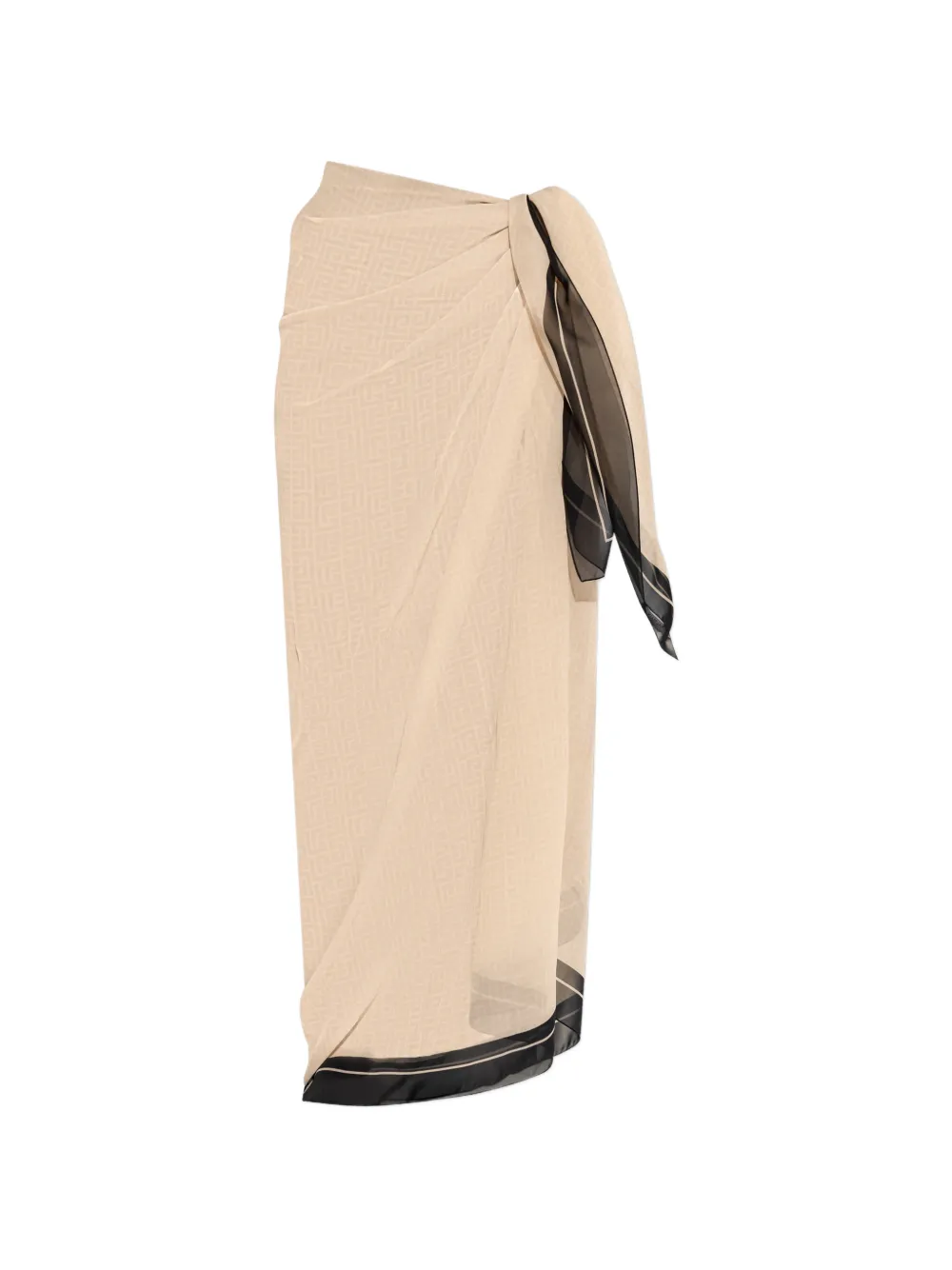 Balmain geometric-print sarong - Toni neutri