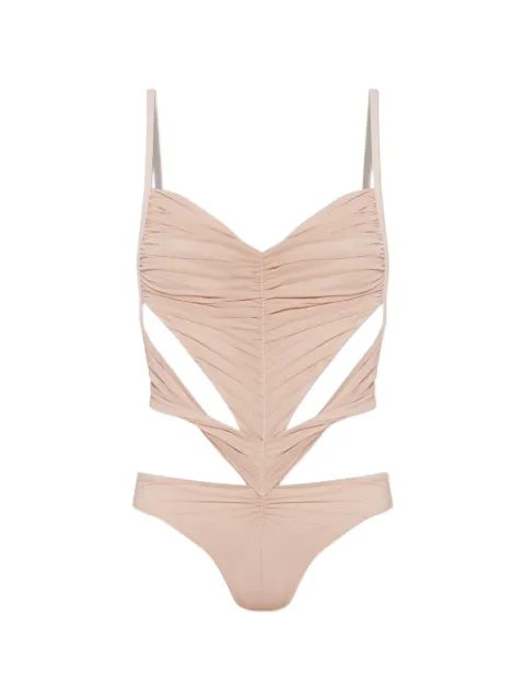 DSQUARED2 cut-out ruched swimsuit