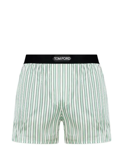 TOM FORD striped logo-waistband boxers
