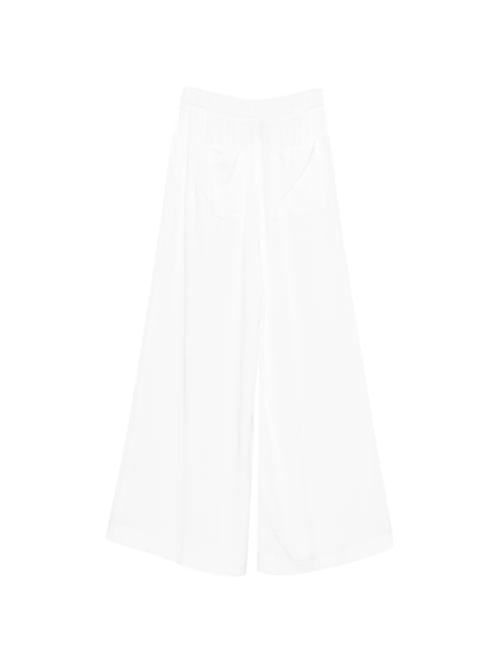  Nude Elasticated Trousers - White 