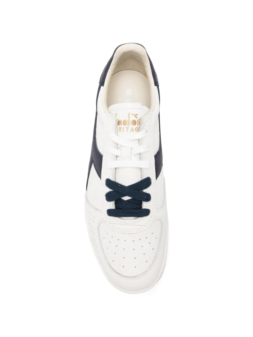 Diadora Elite Dominio leren sneakers Wit