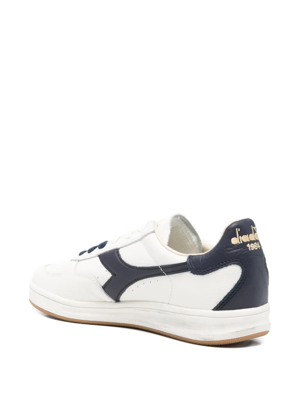 Diadora Elite Dominio leren sneakers Wit