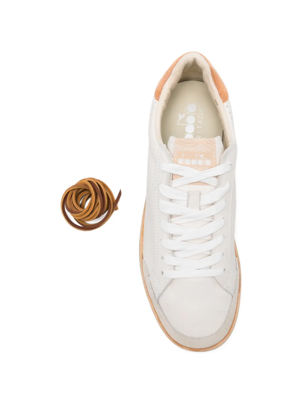 Diadora Prestige leren sneakers Beige