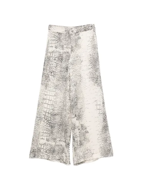 Nude Pantaloni con stampa