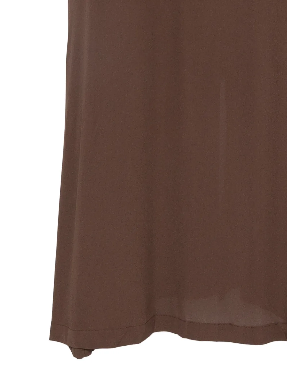  Nude V-neck Slip Maxi Dress - Brown 