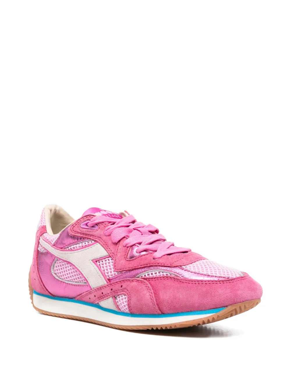 Diadora Equipe Revenge leren sneakers Roze