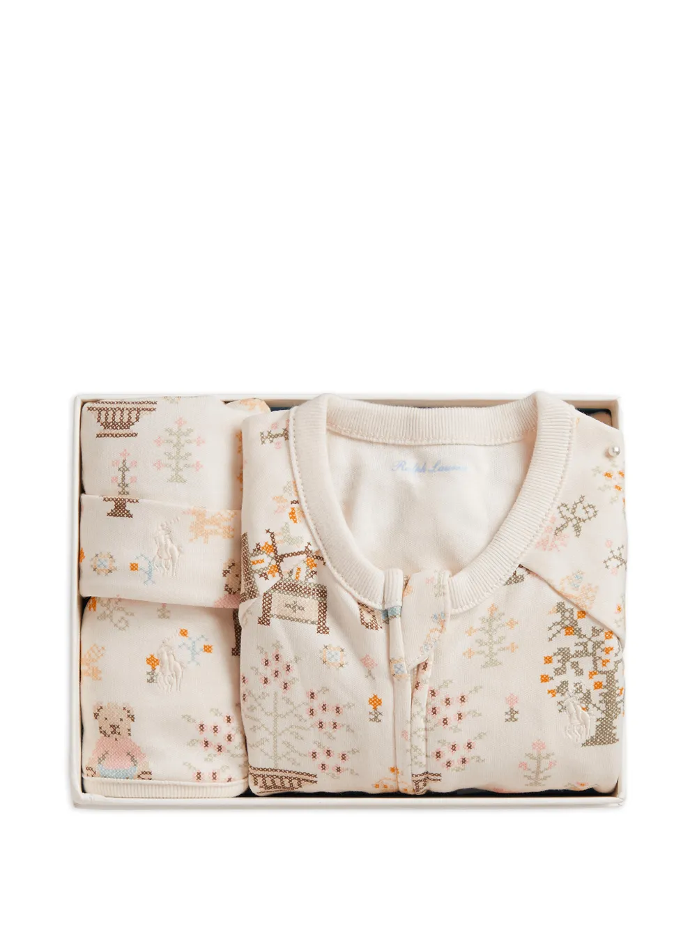 POLO RALPH LAUREN KIDS 3-delige cadeauset Beige