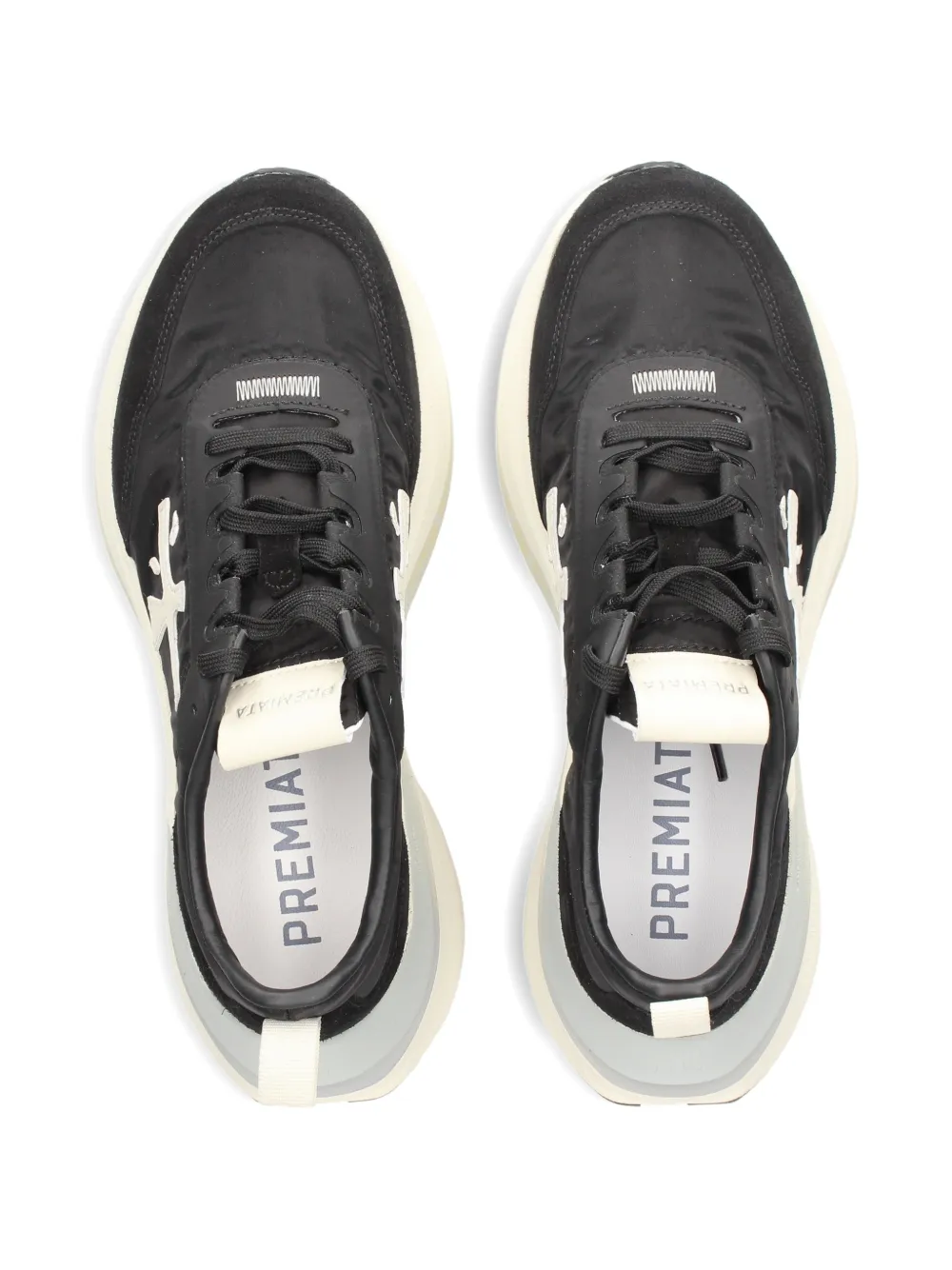 Premiata Hill sneakers met logo Zwart