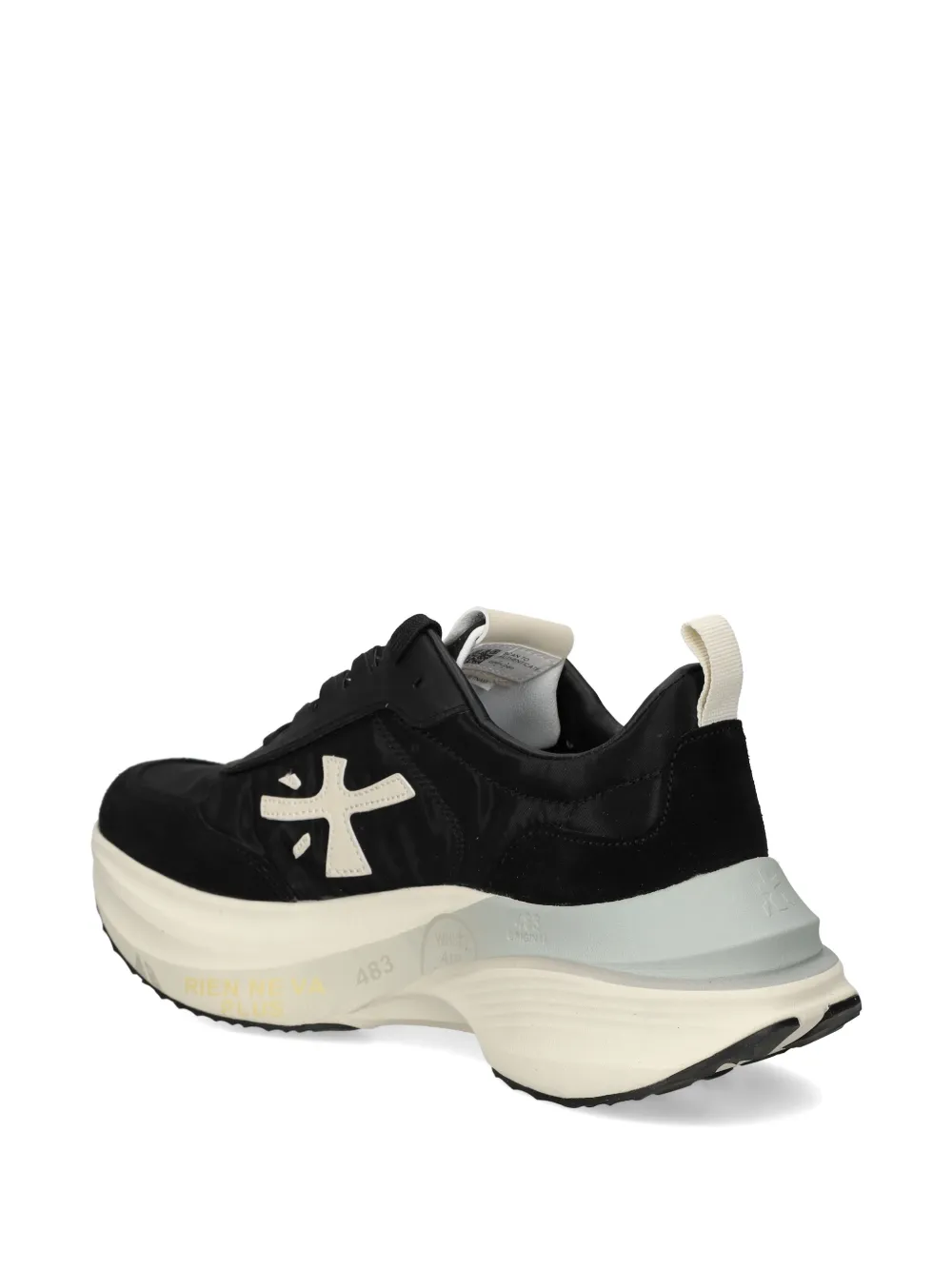 Premiata Hill sneakers met logo Zwart