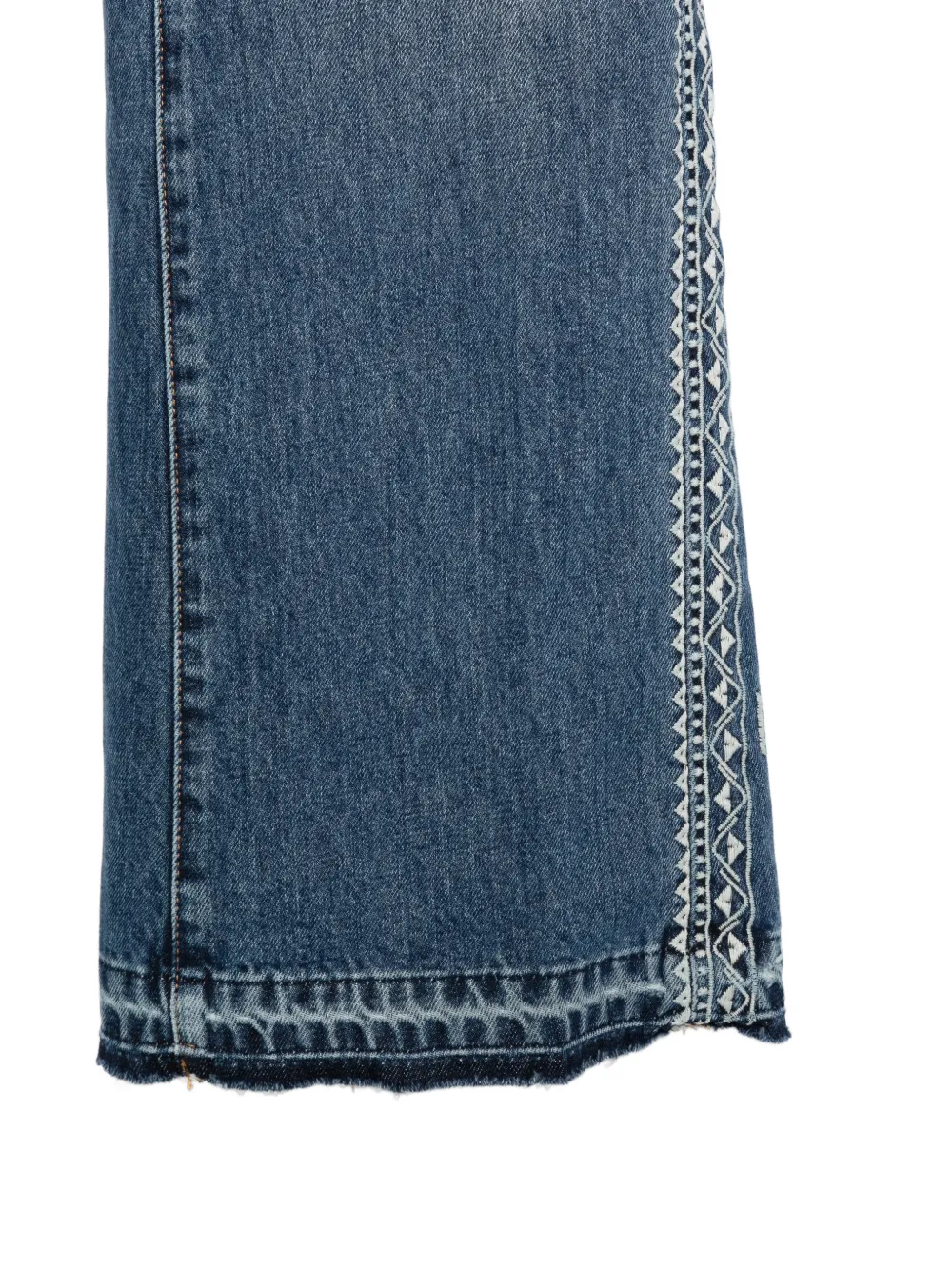  Ba&sh Vivy Embroidered Jeans - Blue 