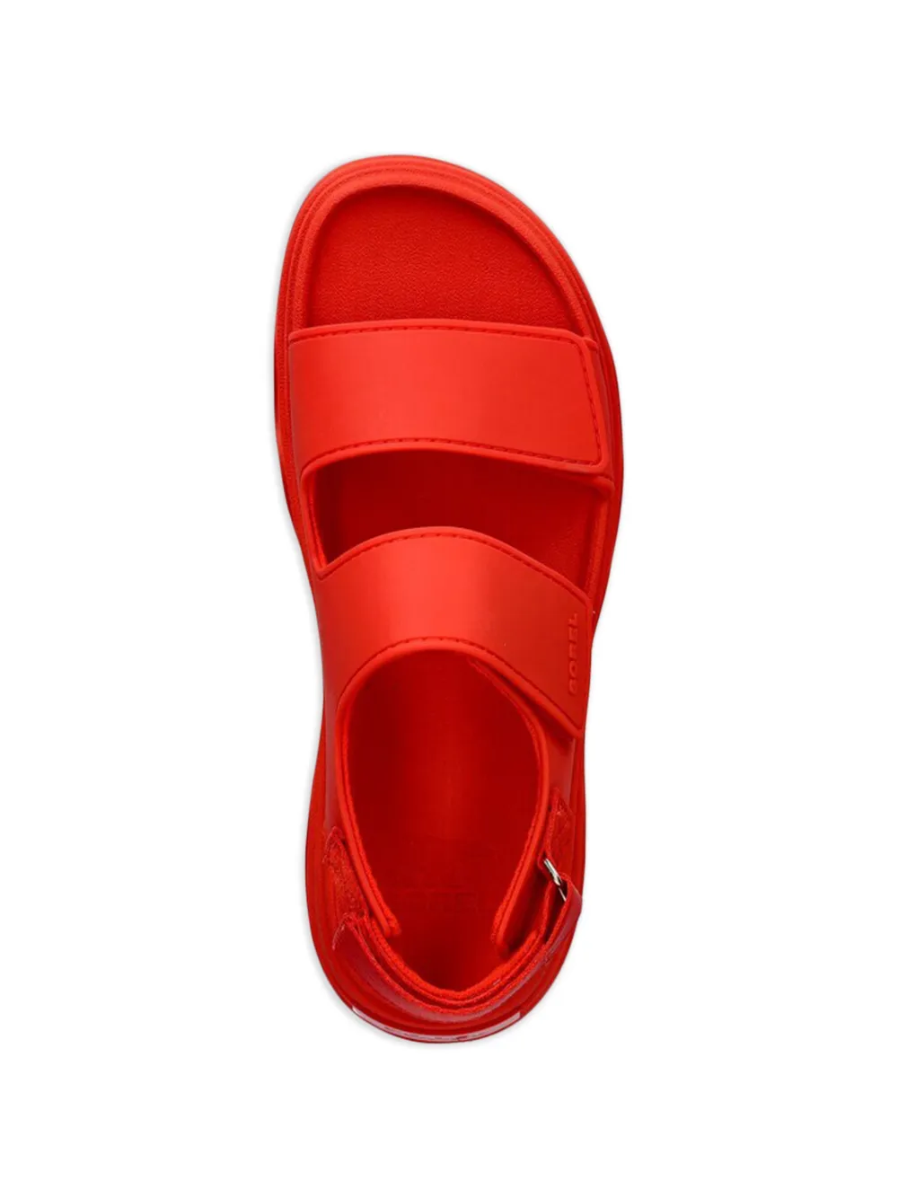 Sorel 스트래피 플랫폼 샌들 In Red