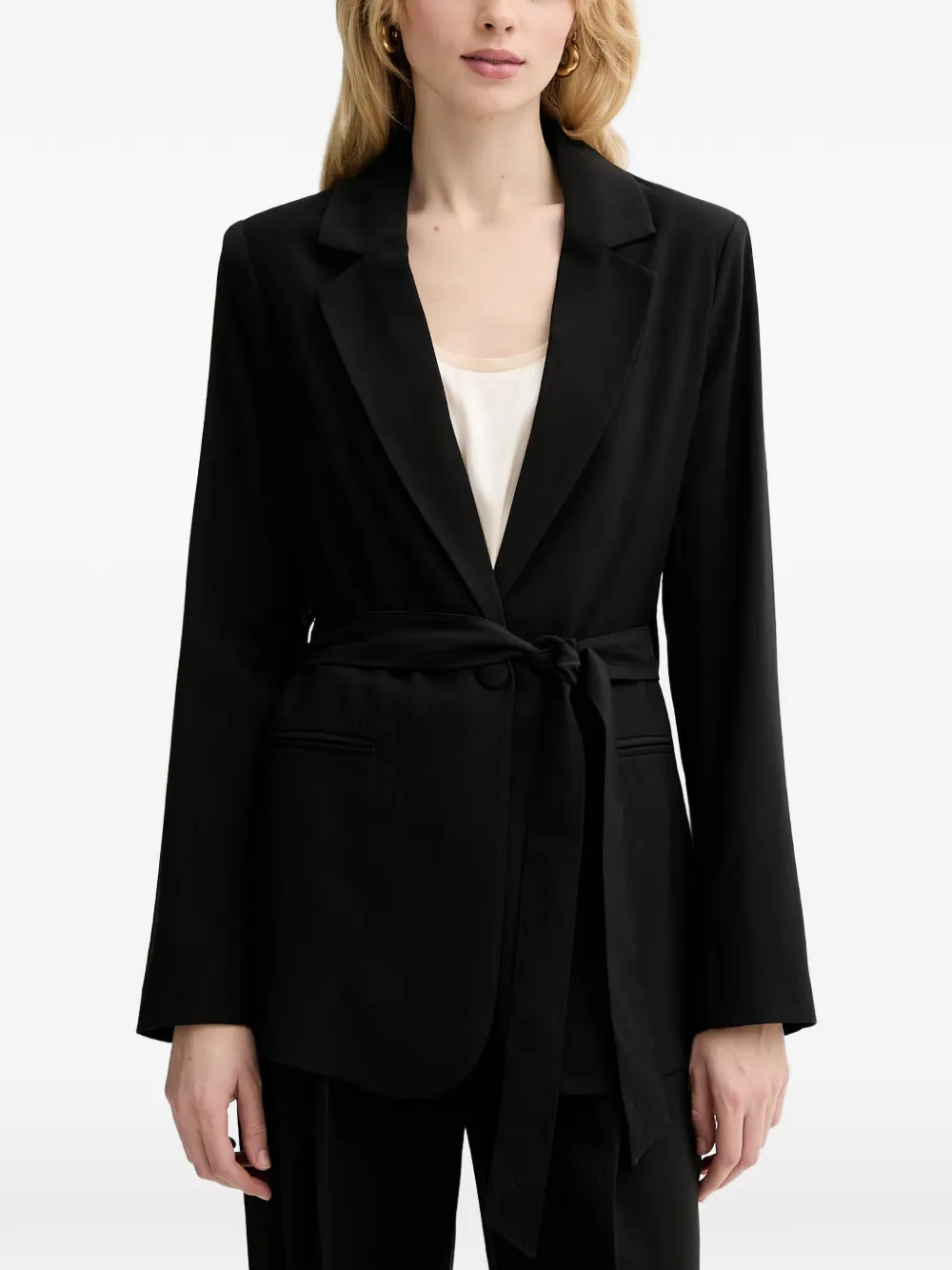 Silvian Heach Blazer met gestrikte taille Zwart