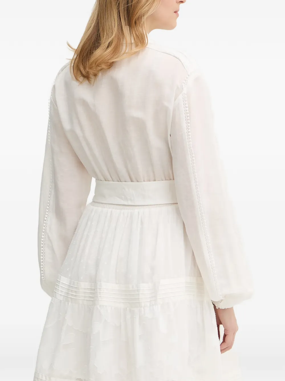 Silvian Heach Midi-jurk met ceintuur Wit