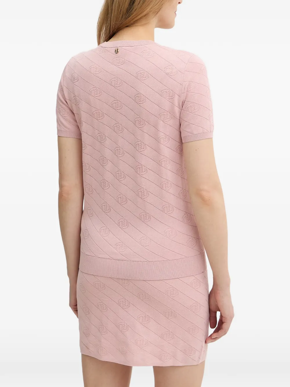 Silvian Heach Top met korte mouwen en patroon Roze