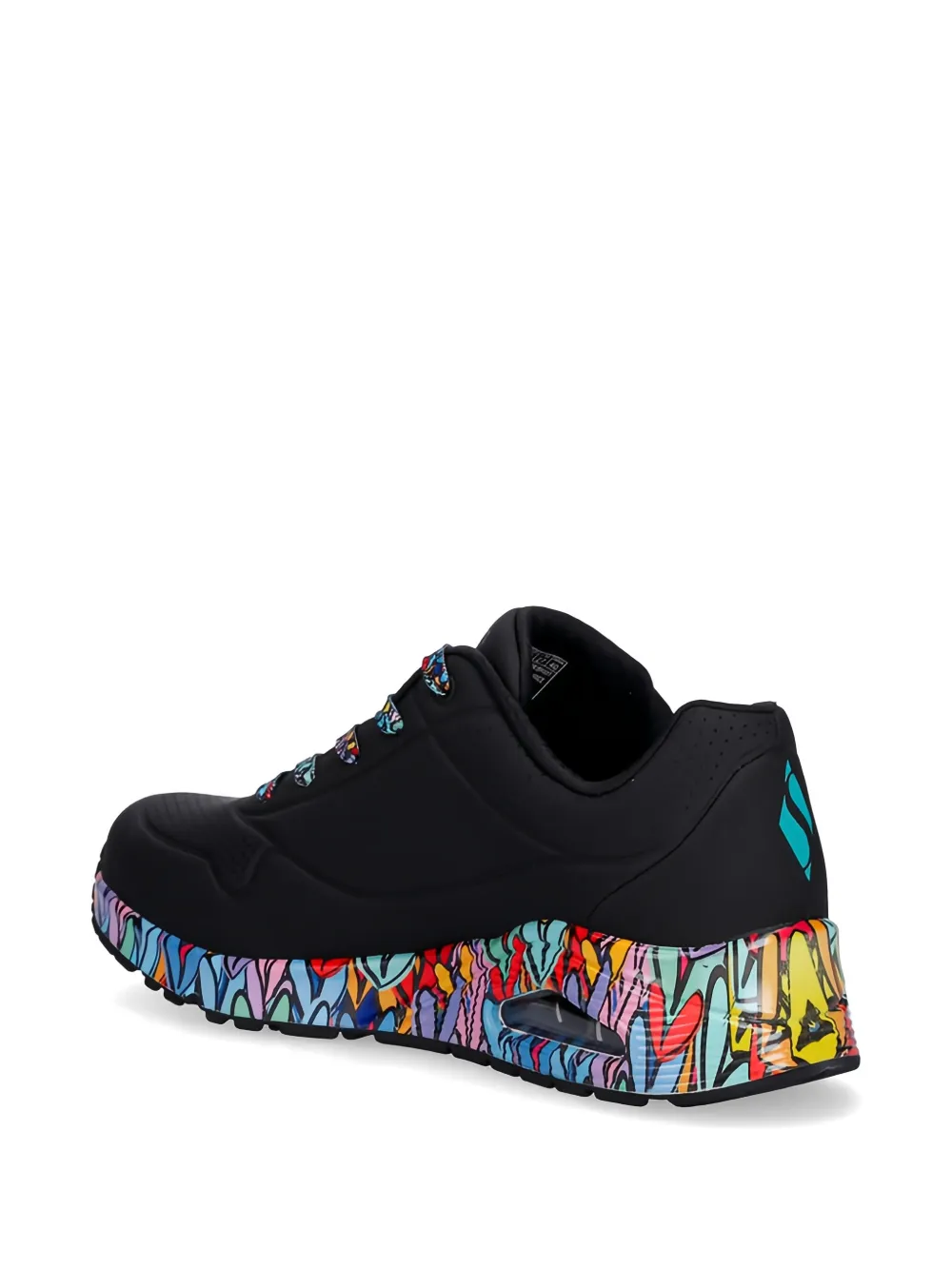 Skechers Street Uno Ravaged Love sneakers Zwart