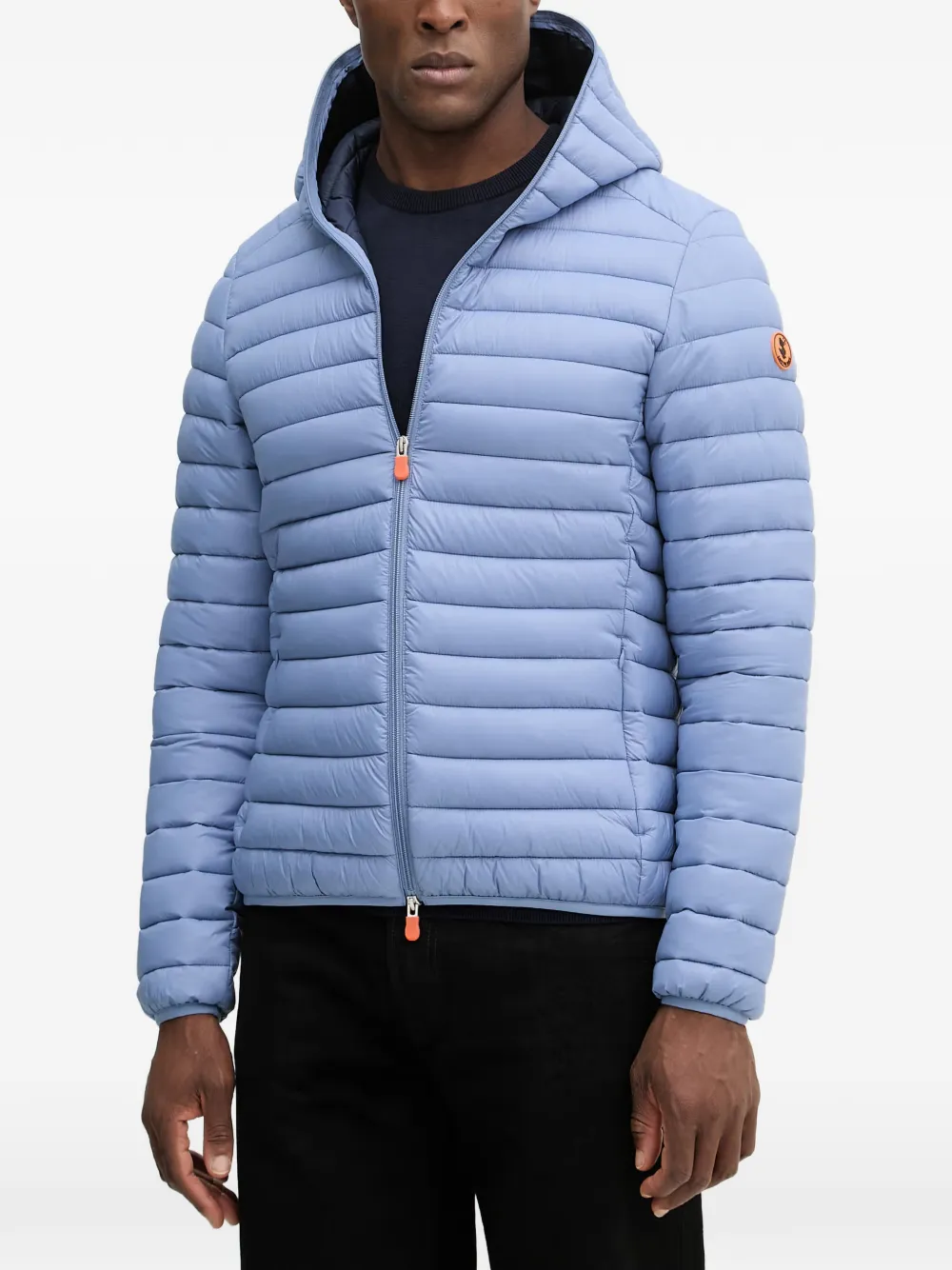 Save The Duck hooded padded jacket - Blau
