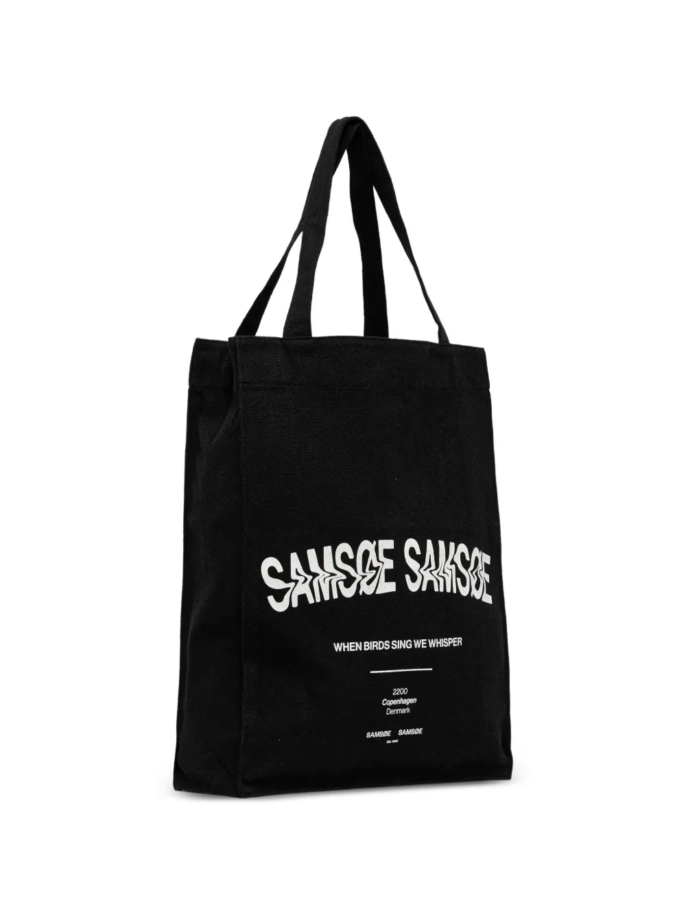 SAMSOE Sprint shopper met ritszak Zwart