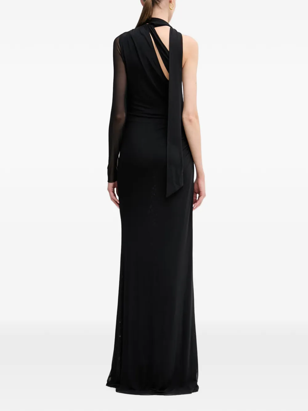 Silvian Heach Maxi-jurk met ruches Zwart