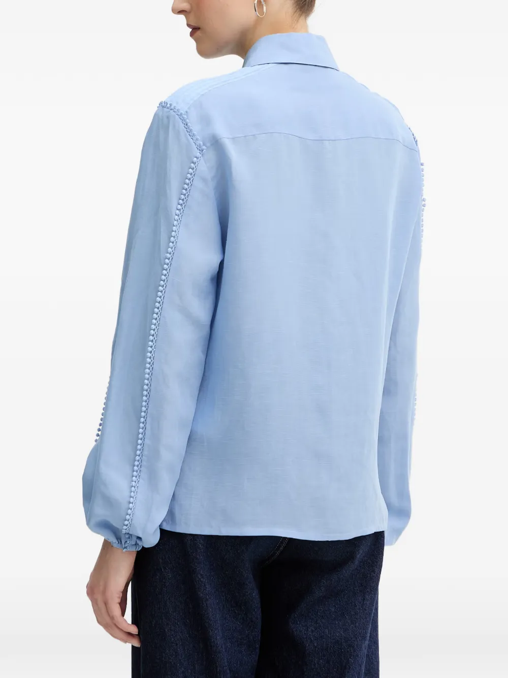 Silvian Heach Blouse met afwerking Blauw