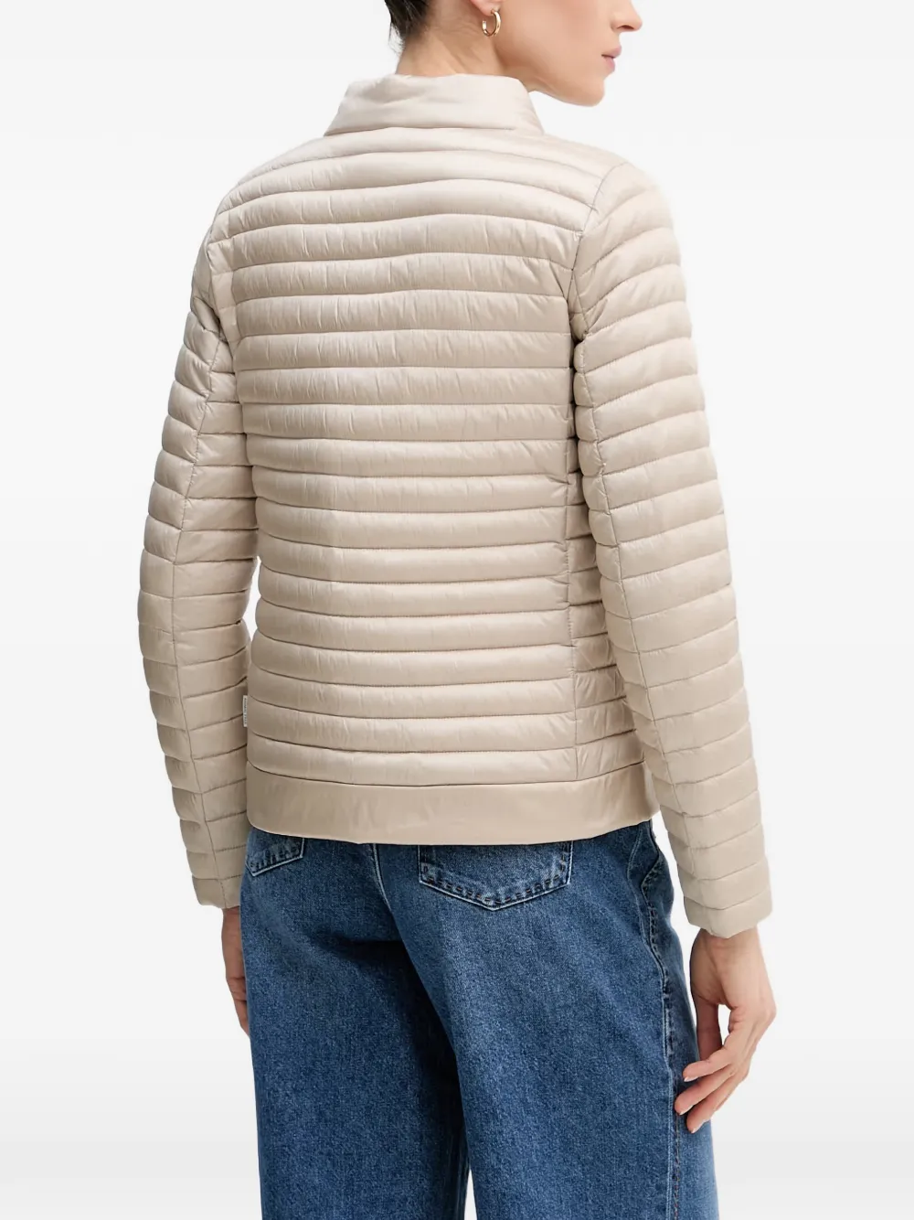 Save The Duck Donsjack met rits Beige